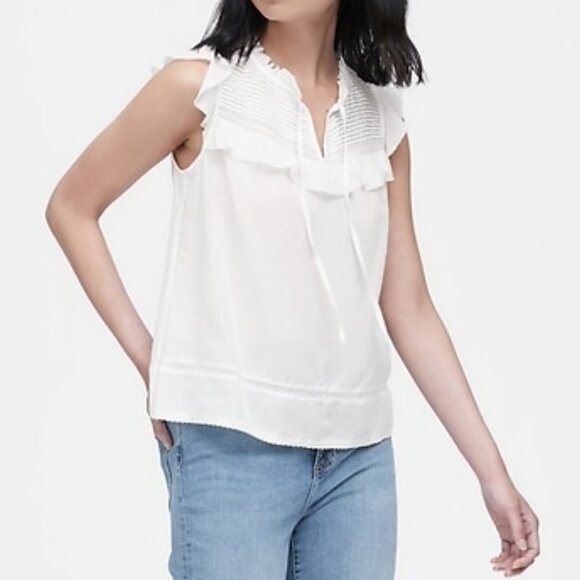 Banana Republic Lightweight Cotton Tencel blouse - Picture 9 of 9